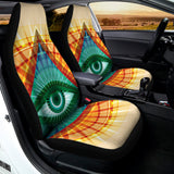 Illuminati Eye of Providence Print Universal Fit Car Seat Covers 102422