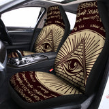 Eye of Providence Symbol Print Universal Fit Car Seat Covers 102422