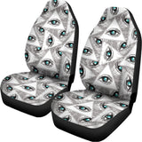 Illuminati Pattern Print Universal Fit Car Seat Covers 102422