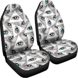 Illuminati Pattern Print Universal Fit Car Seat Covers 102422