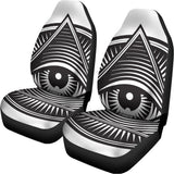 Illuminati Symbol Print Universal Fit Car Seat Covers 102422