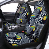 Illusion Toucan Print Universal Fit Car Seat Covers 102422