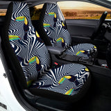 Illusion Toucan Print Universal Fit Car Seat Covers 102422