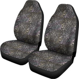 Indian Boho Elephant Pattern Print Universal Fit Car Seat Covers 102422