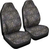 Indian Boho Elephant Pattern Print Universal Fit Car Seat Covers 102422