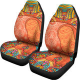 Indian Boho Hippie Elephant Print Universal Fit Car Seat Covers 102422