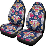 Indian Floral Elephant Pattern Print Universal Fit Car Seat Covers 102422