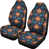 Indian Floral Paisley Pattern Print Universal Fit Car Seat Covers 102422