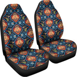 Indian Floral Paisley Pattern Print Universal Fit Car Seat Covers 102422