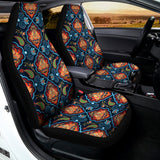 Indian Floral Paisley Pattern Print Universal Fit Car Seat Covers 102422