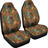 Indian Floral Patchwork Pattern Print Universal Fit Car Seat Covers 102422