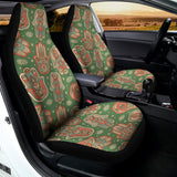 Indian Hamsa Pattern Print Universal Fit Car Seat Covers 102422