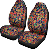 Indian Paisley Pattern Print Universal Fit Car Seat Covers 102422