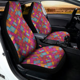 Indian Patchwork Pattern Print Universal Fit Car Seat Covers 102422