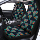 Indian Tribal Elephant Pattern Print Universal Fit Car Seat Covers 102422