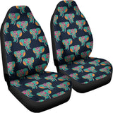 Indian Tribal Elephant Pattern Print Universal Fit Car Seat Covers 102422