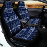Indigo Dye Shibori Print Universal Fit Car Seat Covers 102422