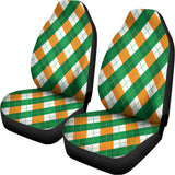 Irish Argyle Pattern Print Universal Fit Car Seat Covers 102422