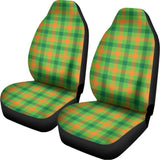 Irish Buffalo Plaid Pattern Print Universal Fit Car Seat Covers 102422