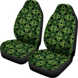 Irish Celtic Symbol Pattern Print Universal Fit Car Seat Covers 102422