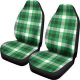 Irish Check Saint Patrick's Day Print Universal Fit Car Seat Covers 102422