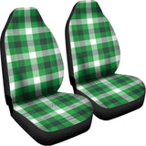 Irish Check Saint Patrick's Day Print Universal Fit Car Seat Covers 102422