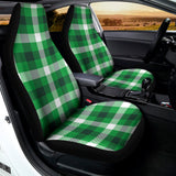 Irish Check Saint Patrick's Day Print Universal Fit Car Seat Covers 102422