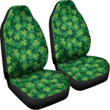Irish Clover Saint Patrick's Day Print Universal Fit Car Seat Covers 102422