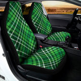 Irish Plaid Pattern Print Universal Fit Car Seat Covers 102422