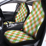 Irish Plaid Saint Patrick's Day Print Universal Fit Car Seat Covers 102422