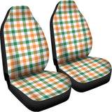 Irish Plaid St. Patrick's Day Print Universal Fit Car Seat Covers 102422