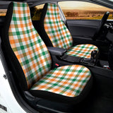 Irish Plaid St. Patrick's Day Print Universal Fit Car Seat Covers 102422
