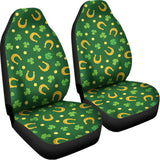 Irish Saint Patrick's Day Pattern Print Universal Fit Car Seat Covers 102422