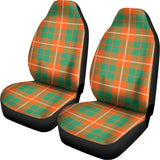 Irish Saint Patrick's Day Tartan Print Universal Fit Car Seat Covers 102422