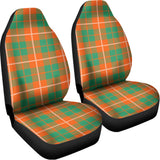 Irish Saint Patrick's Day Tartan Print Universal Fit Car Seat Covers 102422