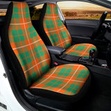 Irish Saint Patrick's Day Tartan Print Universal Fit Car Seat Covers 102422