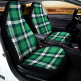 Irish St. Patrick's Day Plaid Print Universal Fit Car Seat Covers 102422