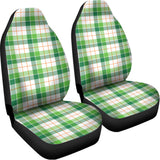 Irish St. Patrick's Day Tartan Print Universal Fit Car Seat Covers 102422