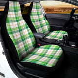 Irish St. Patrick's Day Tartan Print Universal Fit Car Seat Covers 102422