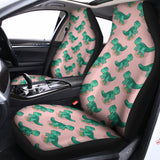 Isometric Tyrannosaurus Pattern Print Universal Fit Car Seat Covers 102422