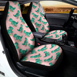 Isometric Tyrannosaurus Pattern Print Universal Fit Car Seat Covers 102422