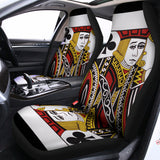Jack Of Clubs Playing Card Print Universal Fit Car Seat Covers 102422