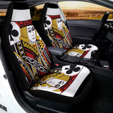 Jack Of Clubs Playing Card Print Universal Fit Car Seat Covers 102422