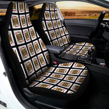 Jack Of Diamonds Pattern Print Universal Fit Car Seat Covers 102422