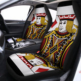 Jack Of Diamonds Playing Card Print Universal Fit Car Seat Covers 102422