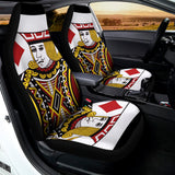 Jack Of Diamonds Playing Card Print Universal Fit Car Seat Covers 102422