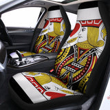 Jack Of Hearts Playing Card Print Universal Fit Car Seat Covers 102422