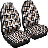 Jack Of Spades Pattern Print Universal Fit Car Seat Covers 102422