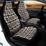 Jack Of Spades Pattern Print Universal Fit Car Seat Covers 102422