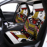 Jack Of Spades Playing Card Print Universal Fit Car Seat Covers 102422